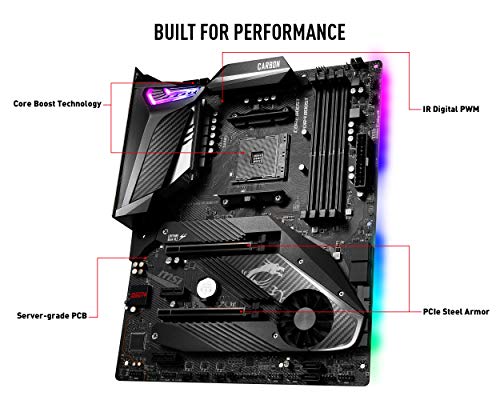 PCパーツ MSI MPG X570 GAMING PRO CARBON WiFi Amazon | MSI MPG X570 GAMING PRO CARBON WI-FI ATX